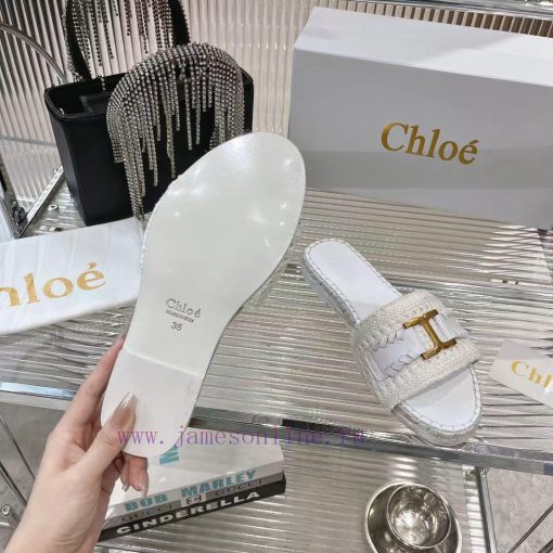 Chloe's new woven slippers for 2024 make a dazzling debut, a perfect match of fashion and coc3qhq7kg - Image 10