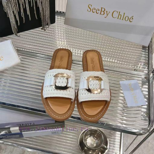 Chloe's new woven slippers for 2024 make a dazzling debut, a perfect match of fashion and codtr5zkuk - Image 2