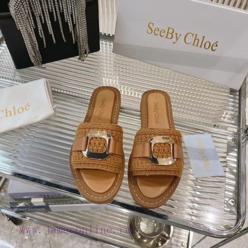 Chloe's new woven slippers for 2024 make a dazzling debut, a perfect match of fashion and co2ilw0rz2 - Image 2