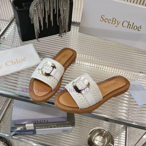 Chloe's new woven slippers for 2024 make a dazzling debut, a perfect match of fashion and codtr5zkuk - Image 6