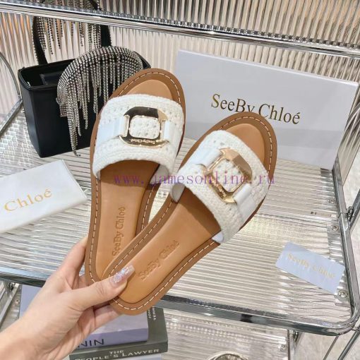 Chloe's new woven slippers for 2024 make a dazzling debut, a perfect match of fashion and codtr5zkuk - Image 7