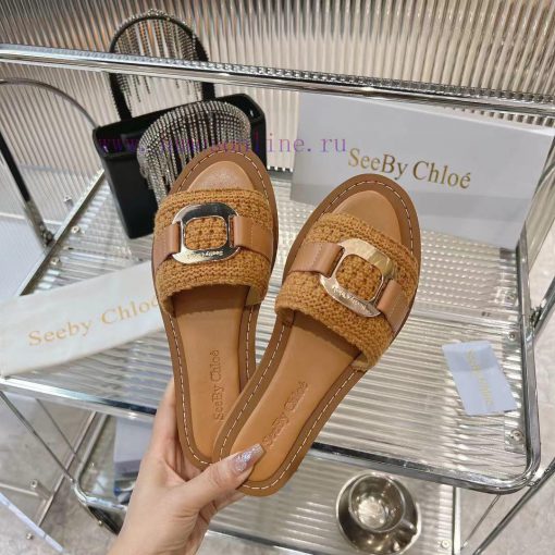 Chloe's new woven slippers for 2024 make a dazzling debut, a perfect match of fashion and co2ilw0rz2 - Image 6