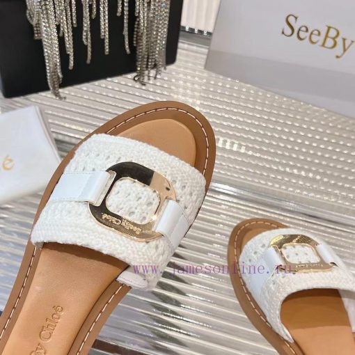 Chloe's new woven slippers for 2024 make a dazzling debut, a perfect match of fashion and codtr5zkuk - Image 10