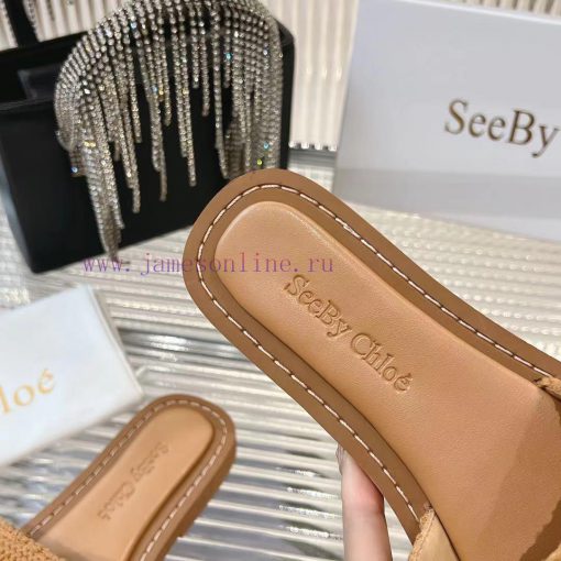 Chloe's new woven slippers for 2024 make a dazzling debut, a perfect match of fashion and co2ilw0rz2 - Image 8