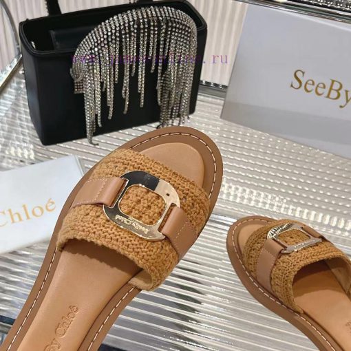 Chloe's new woven slippers for 2024 make a dazzling debut, a perfect match of fashion and co2ilw0rz2 - Image 10