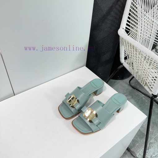 High quality salvatore Ferragamo/Ferragamo 24 spring/summer new Viva thick heel open toe sliu5ly5k2x - Image 3