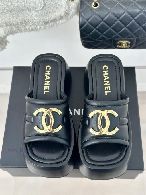 Chanel | Chanel 24P Early Spring New ProductBig pair of thick soled slippersA must-have for 1gu9qmwy - Image 5