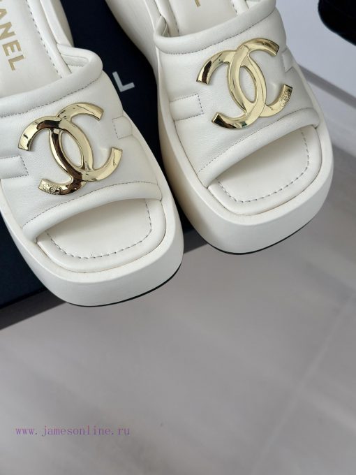 Chanel | Chanel 24P Early Spring New ProductBig pair of thick soled slippersA must-have for y4j92wqr - Image 8