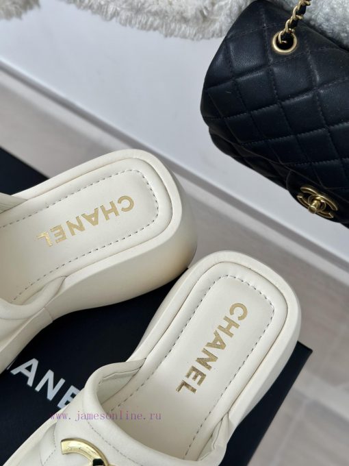 Chanel | Chanel 24P Early Spring New ProductBig pair of thick soled slippersA must-have for y4j92wqr - Image 9