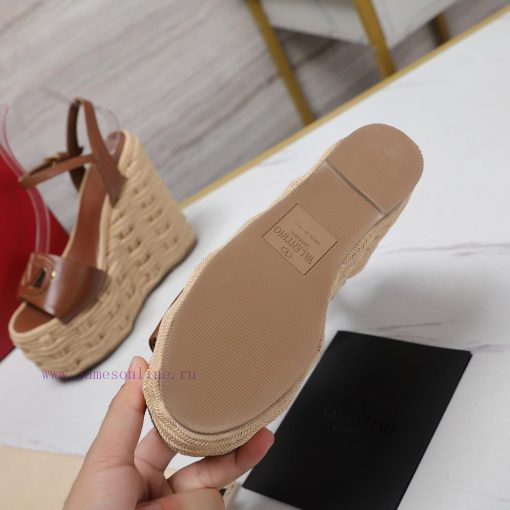 The most2024 Early Spring Fashion Show UpdateValentino Polo Hemp Bottom Slippers/Subsequent 1ms68s2z - Image 2