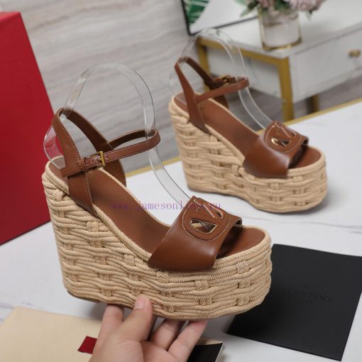 The most2024 Early Spring Fashion Show UpdateValentino Polo Hemp Bottom Slippers/Subsequent 1ms68s2z - Image 5