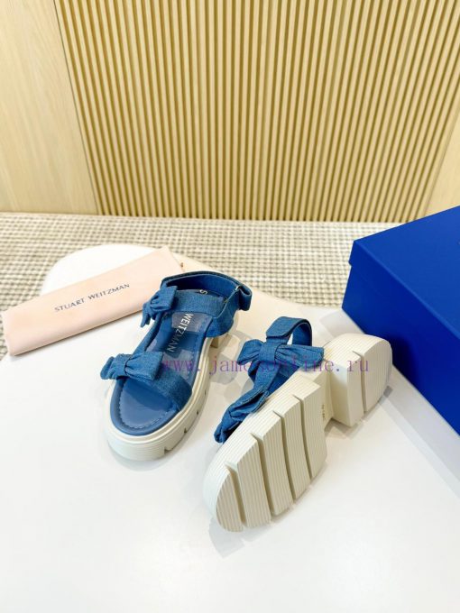 Denim 330SW bow sandalsEnvironmentally friendly sheepskin fabricInner sheepskinLarge sole prypv2n7ku - Image 8