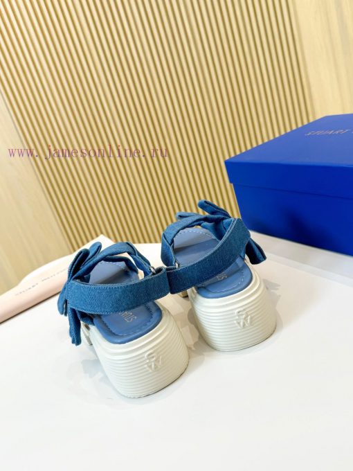 Denim 330SW bow sandalsEnvironmentally friendly sheepskin fabricInner sheepskinLarge sole prypv2n7ku - Image 9