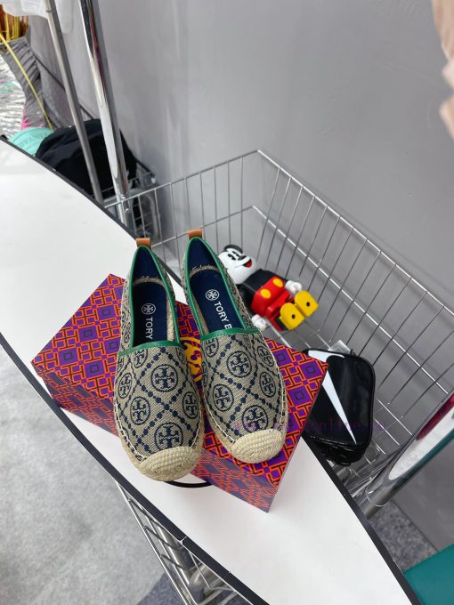 Recommended Toryburch Pure Original Tang Li Bai Qi Color blocked Simple and Comfortable Hemp5ur13dho - Image 10