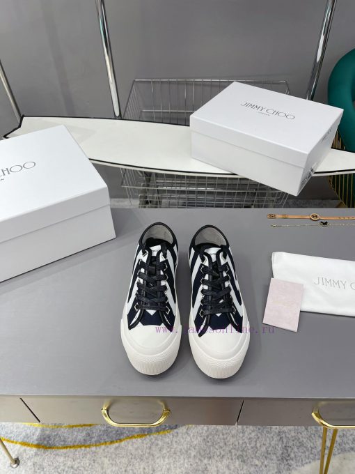 JIMMY CHOO is now available for sale, featuring canvas casual white shoes with the latest crpj3txy5w - Image 2