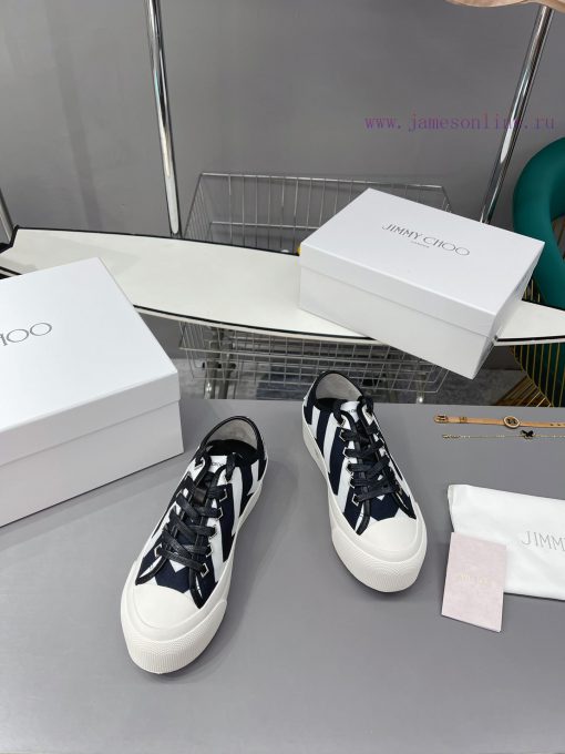 JIMMY CHOO is now available for sale, featuring canvas casual white shoes with the latest crpj3txy5w - Image 3