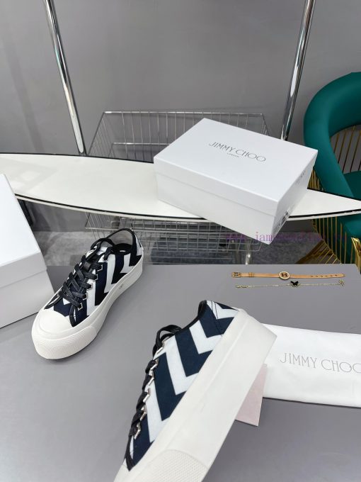 JIMMY CHOO is now available for sale, featuring canvas casual white shoes with the latest crpj3txy5w - Image 5