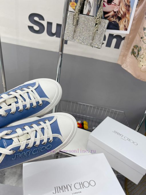 JIMMY CHOO is now available for sale, featuring canvas casual white shoes with the latest crr22ebglo - Image 8