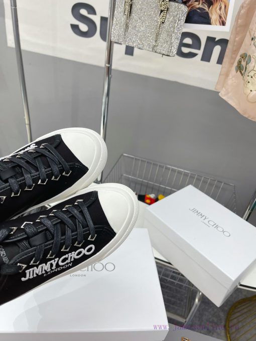 JIMMY CHOO is now available for sale, featuring canvas casual white shoes with the latest crvqyhp10k - Image 8