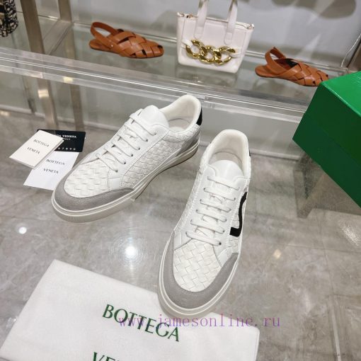 The original BottegaVeneta Bottega family lace up casual men's sneakers were developed with 4cmu16t4 - Image 6
