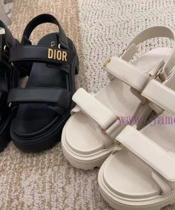 Dior 2024 Spring/Summer Fashion Show New Ract Grinding Sticker Thick Bottom Casual Women's Skzji7wtj