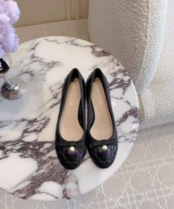 Dior's new diamond patterned pearl coarse single shoes are exquisite, obedient, and comfortaehsphc2b