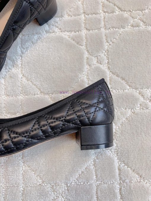 Dior's new diamond patterned pearl coarse single shoes are exquisite, obedient, and comfortaehsphc2b - Image 9
