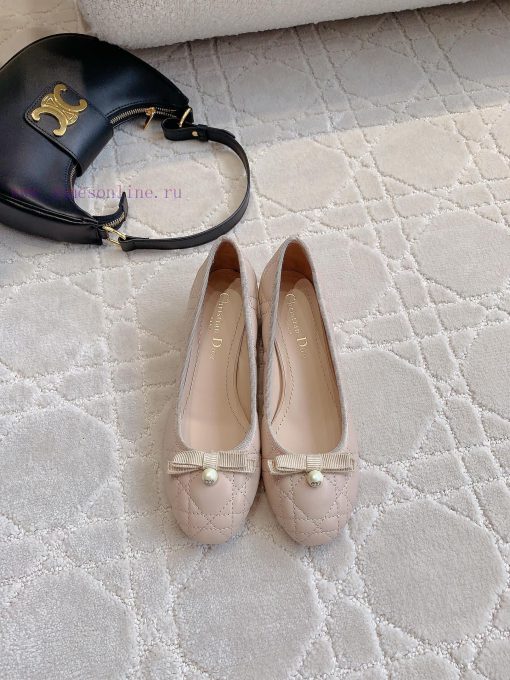 Dior's new diamond patterned pearl coarse single shoes are exquisite, obedient, and comforta0sgrhamp - Image 4