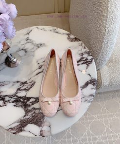 Dior's new diamond patterned pearl coarse single shoes are exquisite, obedient, and comfortahp9e8u15