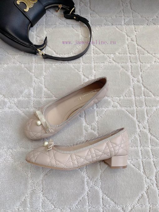 Dior's new diamond patterned pearl coarse single shoes are exquisite, obedient, and comforta0sgrhamp - Image 6