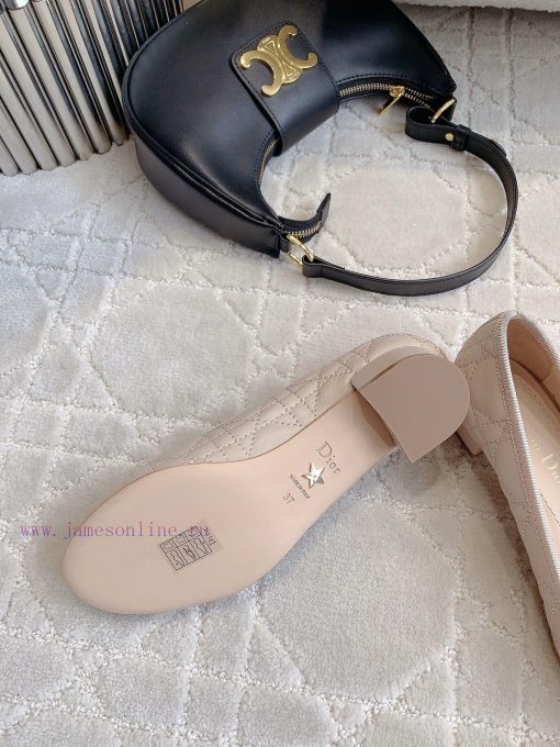 Dior's new diamond patterned pearl coarse single shoes are exquisite, obedient, and comforta0sgrhamp - Image 10