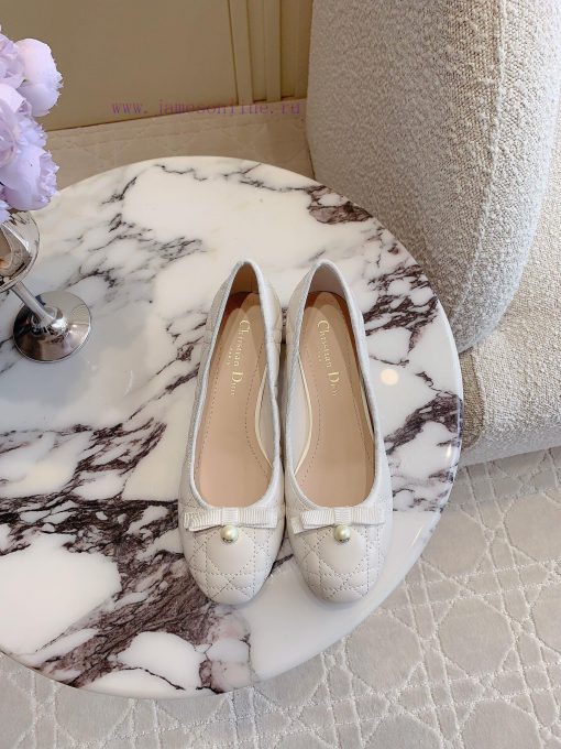 Dior's new diamond patterned pearl coarse single shoes are exquisite, obedient, and comfortat0e5ltk6 - Image 2