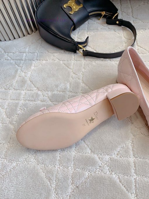 Dior's new diamond patterned pearl coarse single shoes are exquisite, obedient, and comfortahp9e8u15 - Image 10