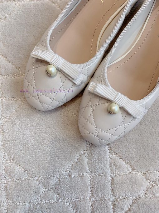 Dior's new diamond patterned pearl coarse single shoes are exquisite, obedient, and comfortat0e5ltk6 - Image 7
