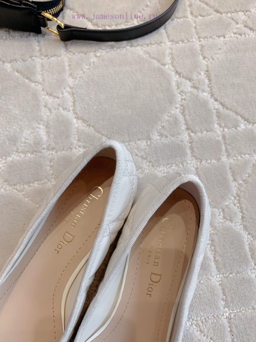 Dior's new diamond patterned pearl coarse single shoes are exquisite, obedient, and comfortat0e5ltk6 - Image 8