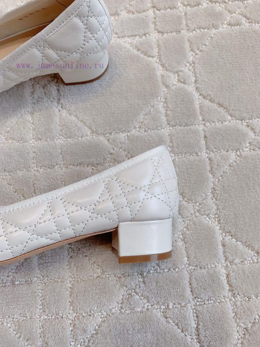 Dior's new diamond patterned pearl coarse single shoes are exquisite, obedient, and comfortat0e5ltk6 - Image 9