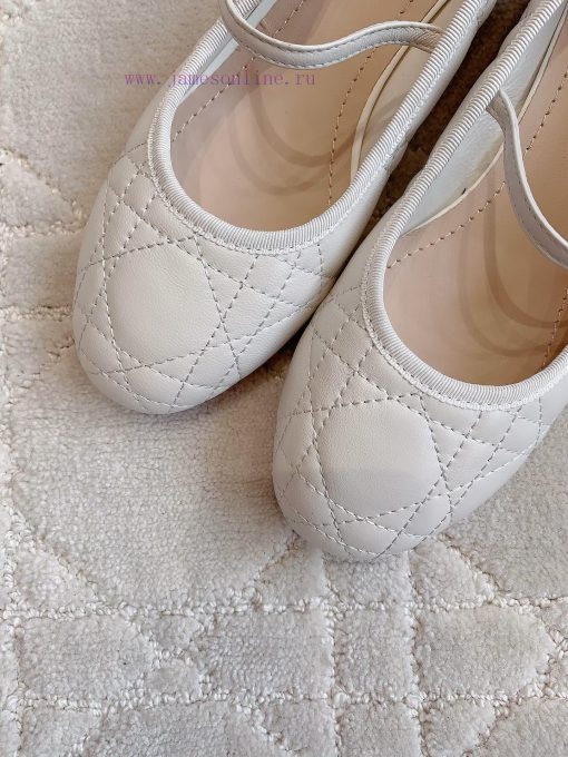 Dior's new diamond grid pearl thick heel Mary Jane single shoes are exquisite and well behavs14yoy7u - Image 7