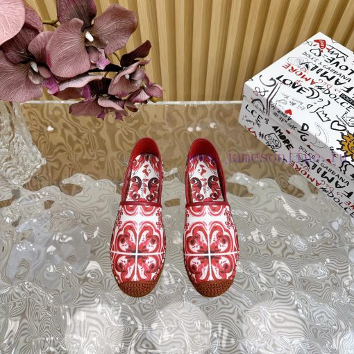 Dolce&Gabbana Banner printed fisherman's shoes——————————The style of D&G hemp bottom fishingjmrwmeoa - Image 5
