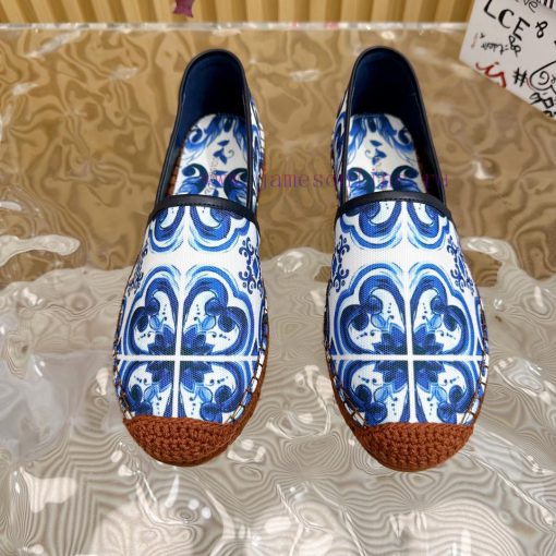 Dolce&Gabbana Banner printed fisherman's shoes——————————The style of D&G hemp bottom fishinglgg2ogzb - Image 6