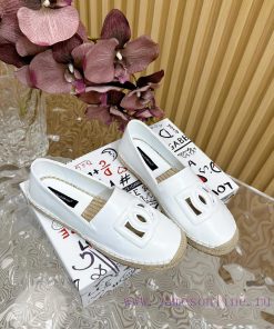 Dolce&Gabbana Banner printed fisherman's shoes——————————The style of D&G hemp bottom fishing7bcrjhu7