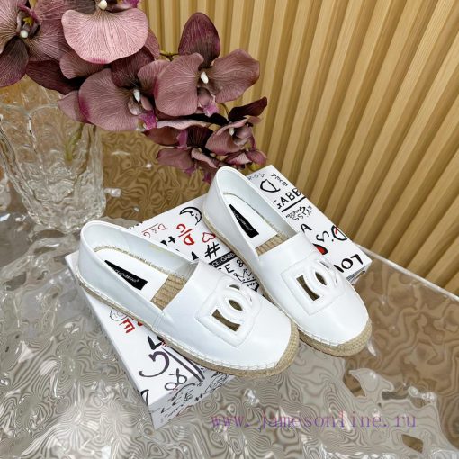 Dolce&Gabbana Banner printed fisherman's shoes——————————The style of D&G hemp bottom fishing7bcrjhu7