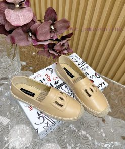 Dolce&Gabbana Banner printed fisherman's shoes——————————The style of D&G hemp bottom fishingdv9tn91c