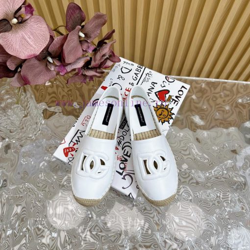 Dolce&Gabbana Banner printed fisherman's shoes——————————The style of D&G hemp bottom fishing7bcrjhu7 - Image 3