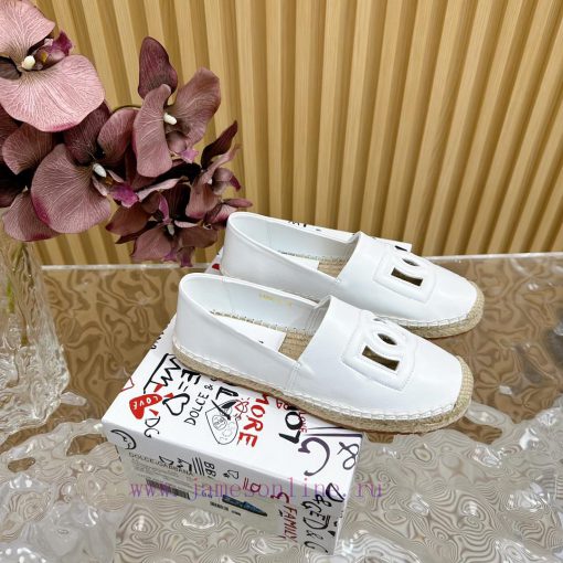 Dolce&Gabbana Banner printed fisherman's shoes——————————The style of D&G hemp bottom fishing7bcrjhu7 - Image 4