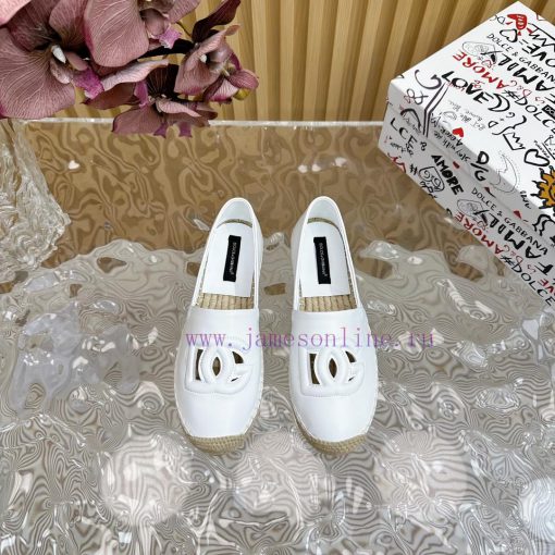Dolce&Gabbana Banner printed fisherman's shoes——————————The style of D&G hemp bottom fishing7bcrjhu7 - Image 5