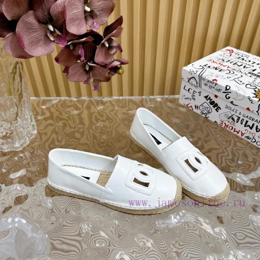 Dolce&Gabbana Banner printed fisherman's shoes——————————The style of D&G hemp bottom fishing7bcrjhu7 - Image 8