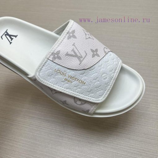 LOUIS VUITTON LV official website's popular men's Velcro slippers are available for sale simi24bf2y4 - Image 7