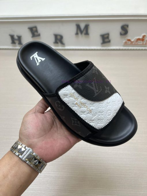 LOUIS VUITTON LV official website's popular men's Velcro slippers are available for sale simrk0eyagc - Image 2