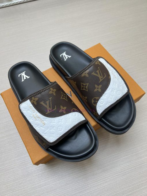 LOUIS VUITTON LV official website's popular men's Velcro slippers are available for sale sim5pjkho1o - Image 4
