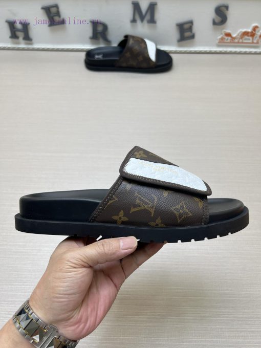 LOUIS VUITTON LV official website's popular men's Velcro slippers are available for sale sim5pjkho1o - Image 6